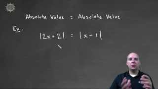 Absolute Value Equations - Example 4