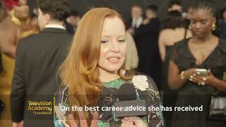 Lauren Ambrose ("Yellowjackets") at the 75th Primetime Emmys - TelevisionAcademy.com/Interviews