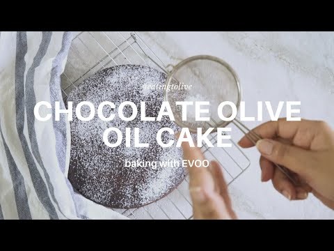 Chocolate Olive Oil Cake - An Eggless Treat