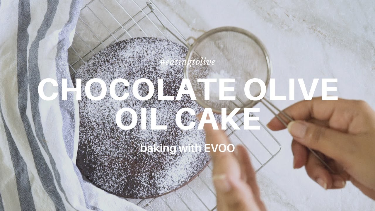 Chocolate Olive Oil Cake An Eggless Treat YouTube