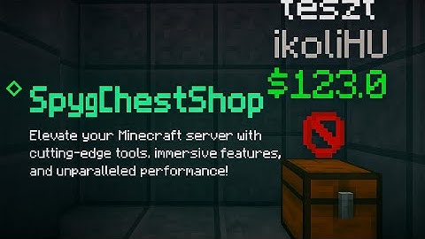 The Best Chest Shop Plugin for Minecraft Servers | Easy Setup and Full Tutorial
