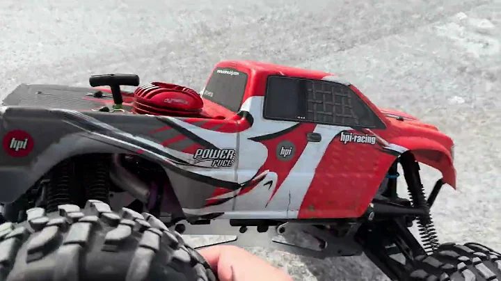 Hpi savage 25 nitro monster truck does it wheelie too much ???