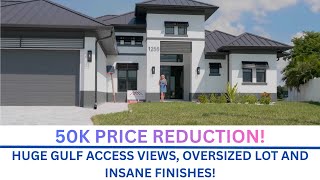 2025 Gulf Access Pool Home REDUCED $50K! | Cape Coral Waterfront Luxury Tour