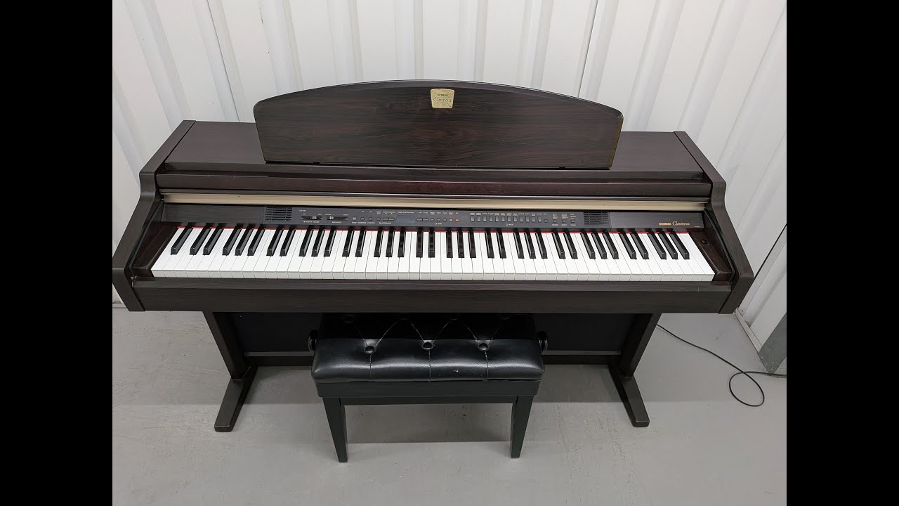 Yamaha Clavinova CLP-950 digital piano and stool in dark rosewood