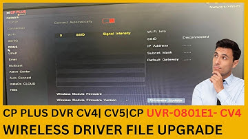 CPPLUS DVR CV4 | CV5 Wireless Drivers update guide | CP UVR 0801E1 CV4  Wireless Driver Update