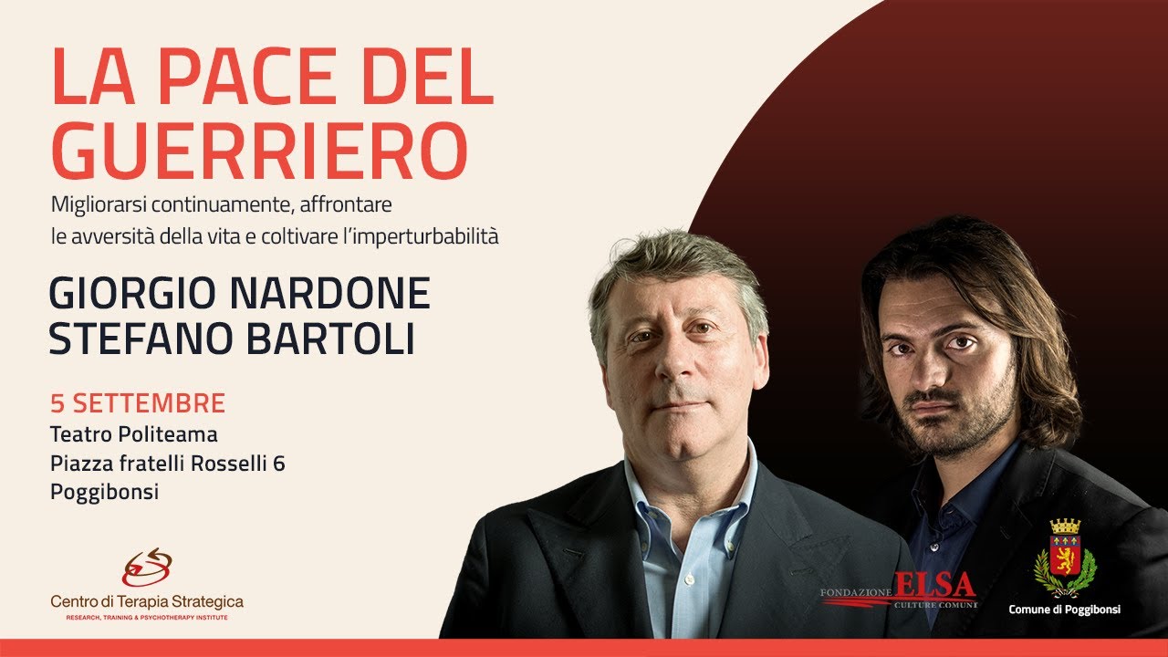 La pace del guerriero: conferenza presso il teatro Politeama di Poggibonsi (SI)