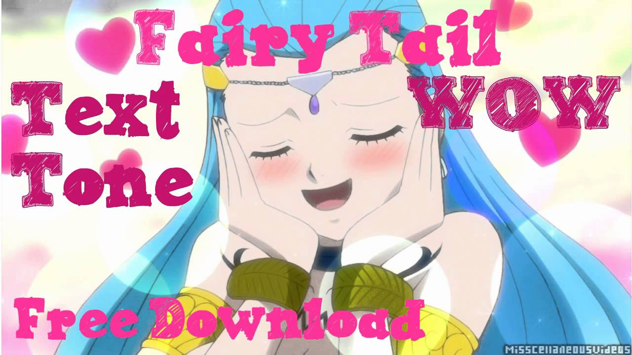 Fairy Tail Wow Sound Text Alert Tone SMS Ringtone - youtube