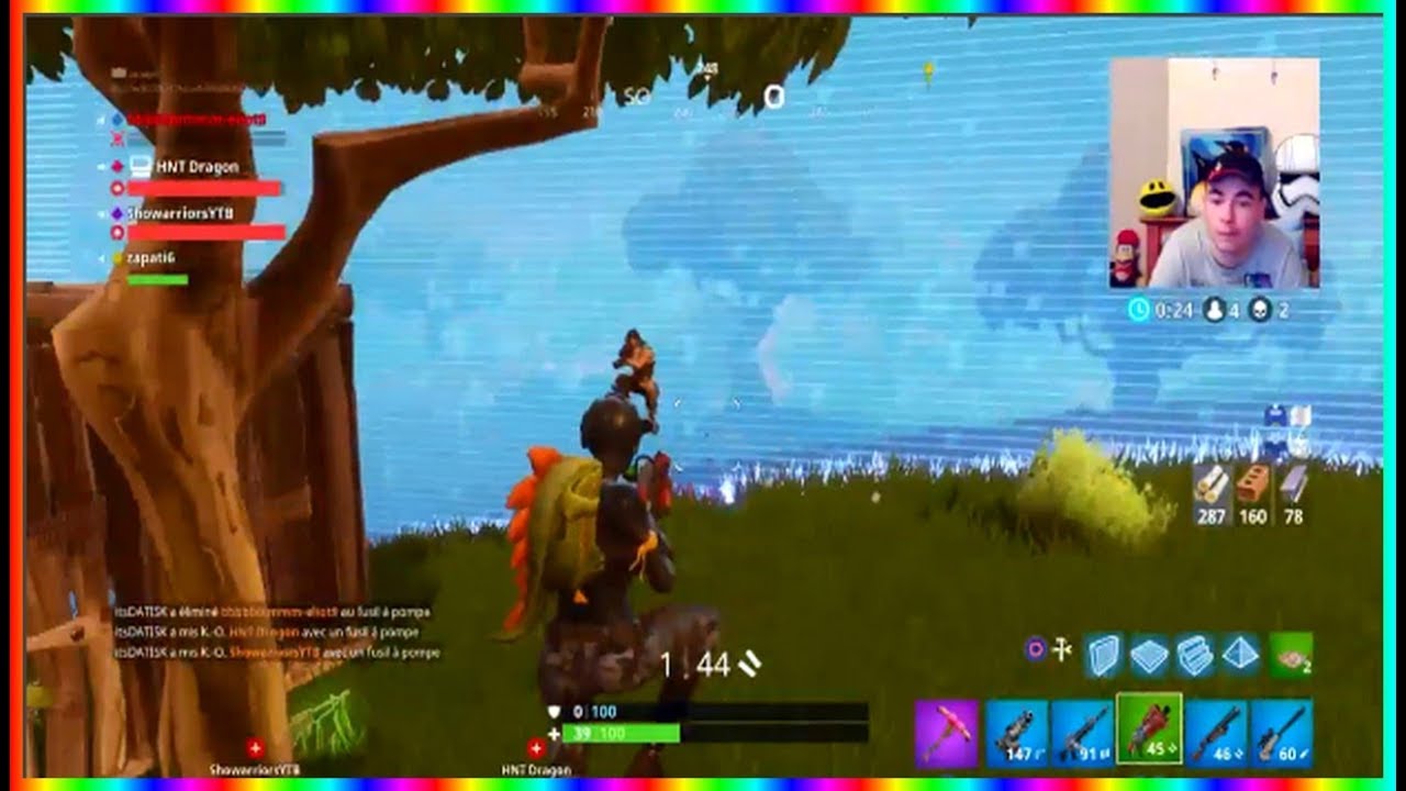 BUG D'ARME EN TOP 1 EPIC RAGE FACECAM - YouTube