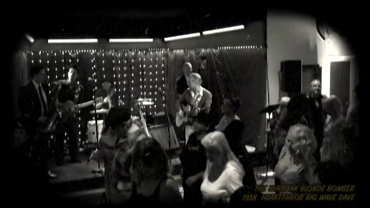 THE BURBANK BLONDE BOMBER 1958 HEARTHROB BIG WAVE DAVE - STROLLING ON LIVE TV - DONT TOUCH THAT DIAL