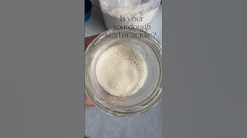 Is Your Sourdough Starter Acidic?#bakingbasics #sourdoughstarter #recipe #baking #breadforbeginners