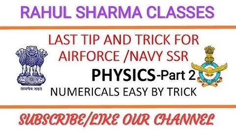 PHYSICS OFFICIAL MOCK TEST SOLUTION OF AIRFORCE X GROUP