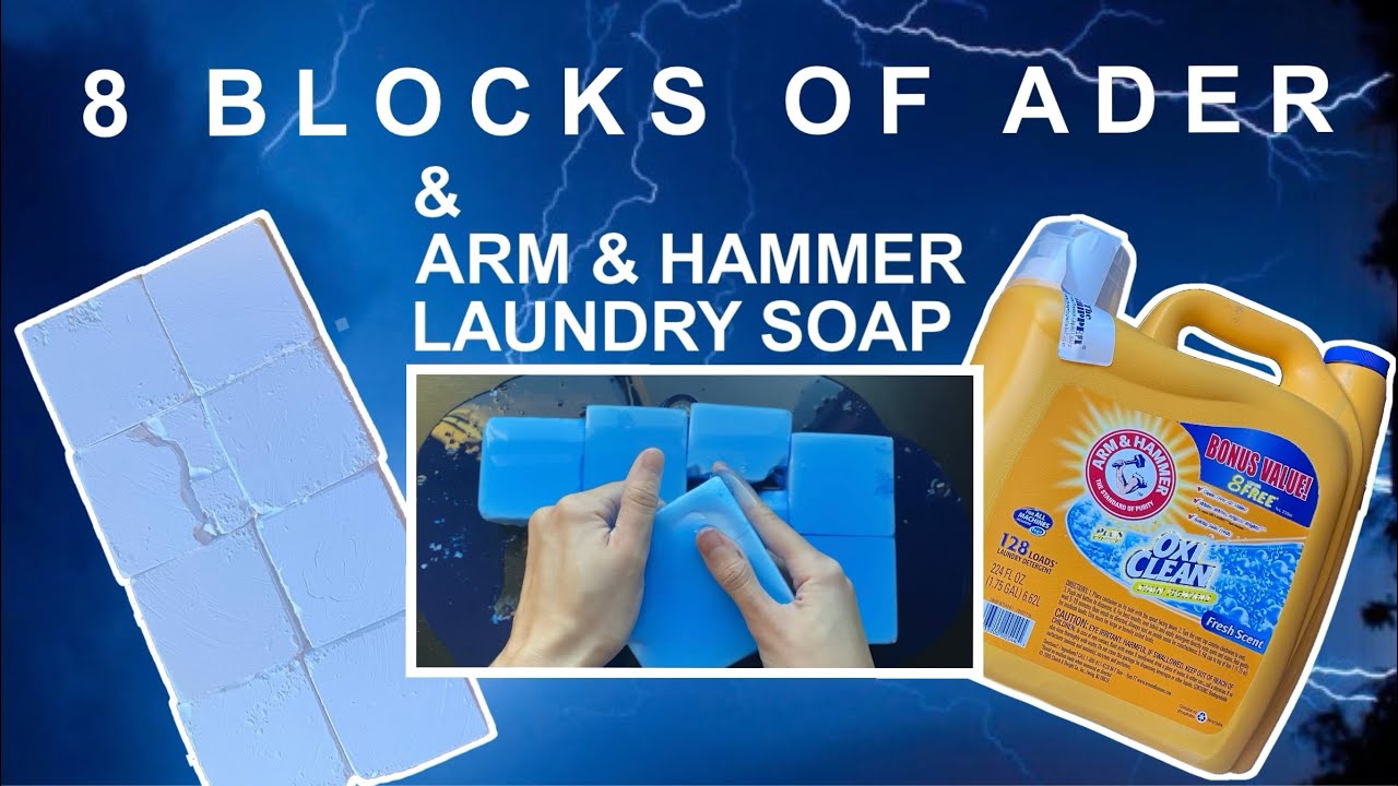 8 BLOCKS ADER GYM CHALK & A&H LAUNDRY SOAP YouTube