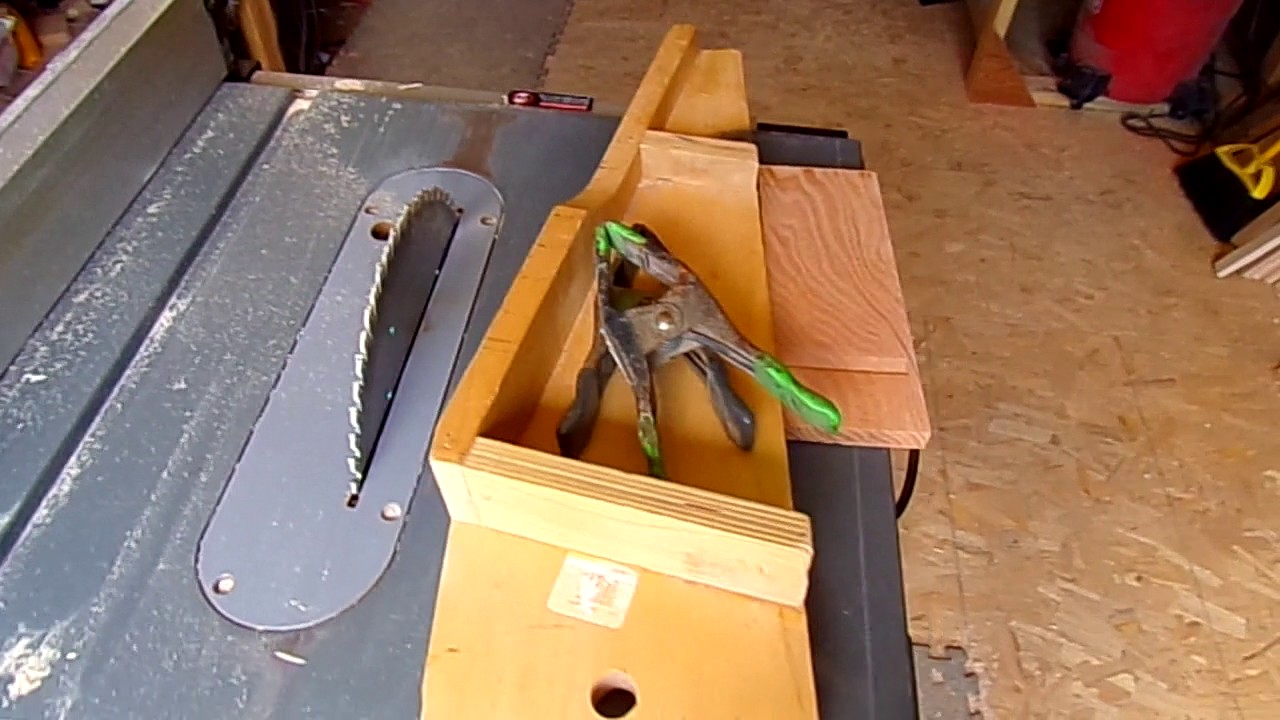 scarf joint with a table saw YouTube