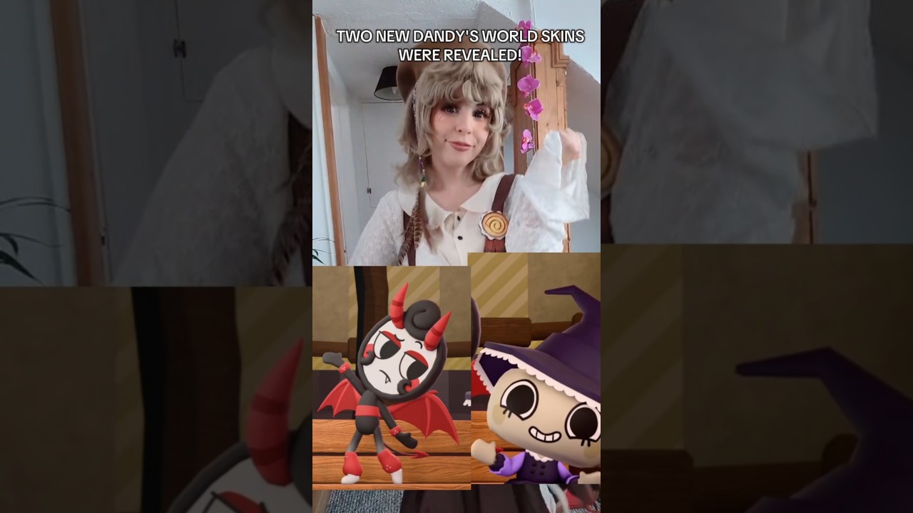 NEW SHELLY ABD GLISTEN HALLOWEEN SKINS 🎃 #dandysworld #roblox #gaming #halloween #cosplay