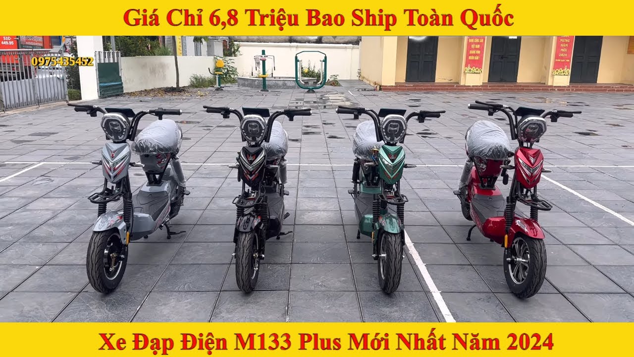 Xe Đạp Điện M133 Mới - Phương Tiện Tiện Lợi, Tiết Kiệm Năng Lượng