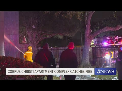 CCFD respond to apartment fire Thursday night - YouTube