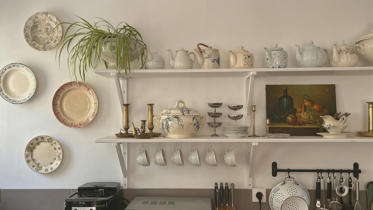 Дождливый день ~ Украшаю кухню ~ и показываю вам свои находки с блошиного рынка