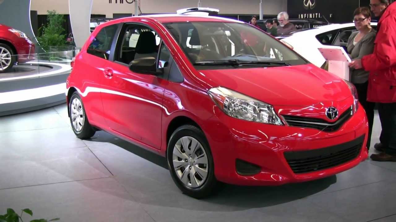 2012 Toyota Yaris Hatchback Exterior And Interior At 2012 Montreal Auto Show