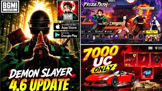 DEMON SLAYER IN 4.6 UPDATE COLLABORATION ? | BGMI 4.6 UPDATE | 7200 UC ONE FERRARI CAR TRICK  screenshot 2