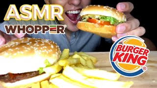 ASMR Burger King Whopper Jr (Soft Eating Sound) | no talking | ASMR SPOT screenshot 2