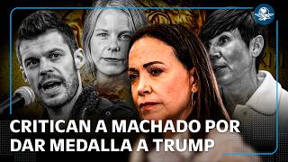 Pattico  As Calificaron Que Mara Corina Machado Haya Entregado Su Medalla Del Nobel De La Paz