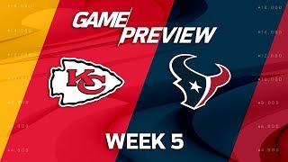 Nfl playbook previews the week 5 matchup between kanas city chiefs and
houston texans. watch vs. texans sunday, oct. 8, 8:30pm est on nbc.
wat...