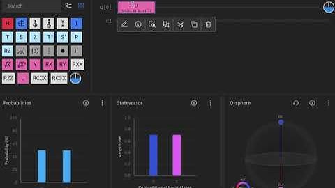 Graphic U gate -- IBM Quantum Composer
