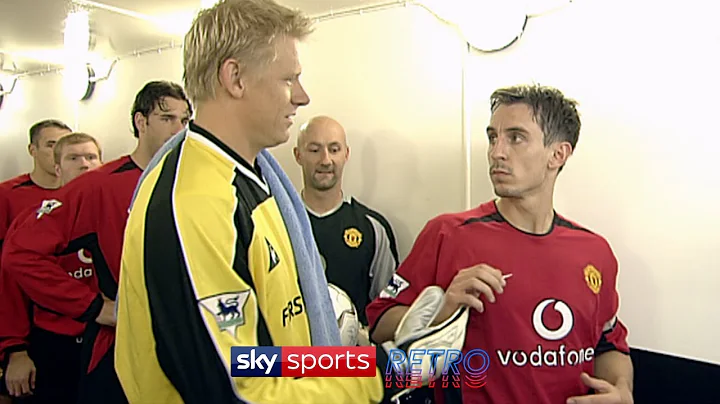 Gary Neville refuses to shake Peter Schmeichel's h...