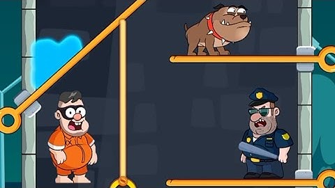 Prison pin rescue game all levels gameplay android iOS new updated / pull the pin game walkthrough