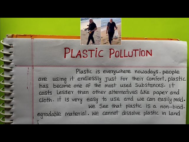 Plastic Pollution Essay In English | 200 Words Writing On Plastic Pollution class=