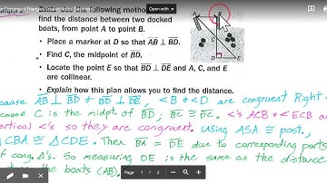 4.6 Use Congruent Triangles Video Lesson Geometry