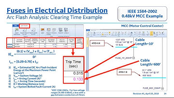 Understanding NEC 240 67 2017, Arc Energy Reduction for Fuses V806