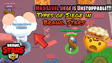 Brawlstars - Max Siege Robot is Insane | Evolution of Siege Robots