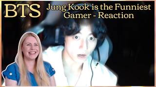 BTS: Jung Kook is the Funniest Gamer - Reaction