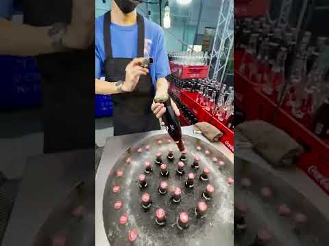 Thailand Special Ice Coca-Cola Making Skills #shorts