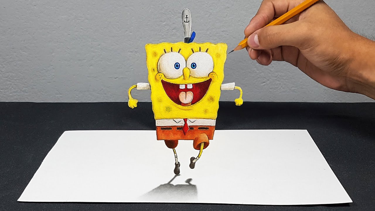 realistische-spongebob-tekening-kunstdrucke-realistisch-spongebob