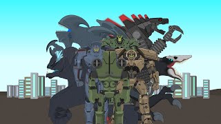 Collection of Battles of Jaegers against Kaiju from the Pacific Rim for 2021/2022 | Animation