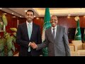 Guddoomiyaha Midowga Afrika Iyo Wasiiru Dowlaha Arrimaha Dibada Imaaraadka Oo Ka Shiray 