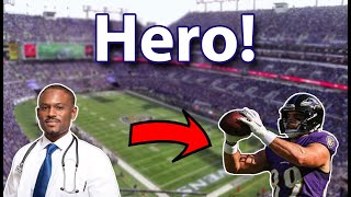 Mark Andrews Saves Woman's Life?! Ravens Star a True Hero???