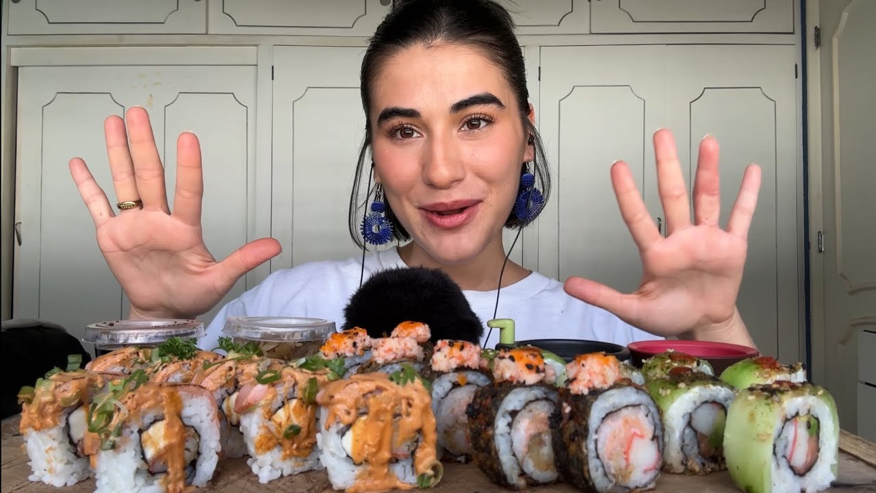THE ULTIMATE SUSHI MUKBANG ♡ ASMR ESPAÑOL 