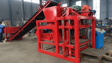 QTJ4-28 Automatic Brick Making Machine in Almaty, Kazakhstan