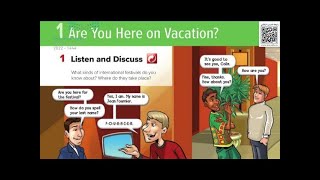 super goal 2 are you here on vacation  انجليزي ثاني متوسط -