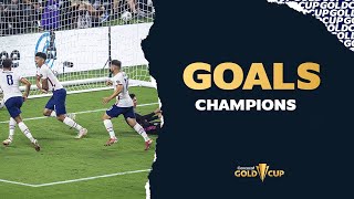 All the goals from the champions in the Gold Cup 21