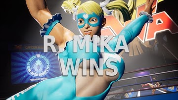 Street Fighter Animation - R. Mika Flying Heavy Kick