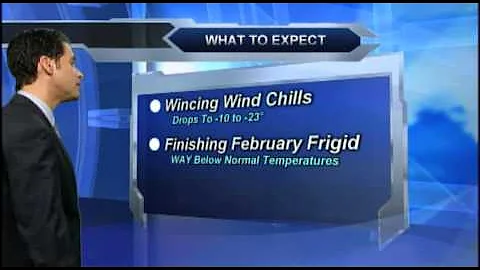 Monday morning weather forecast for February 23, 2015