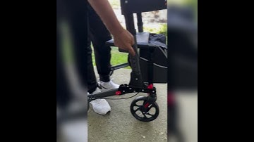 🚶 Freedom, Folded & Ready | WHLICKS Foldable Rollator Walker