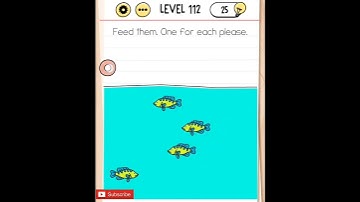 Feed fish one for each, please| Brain Test | Level 112