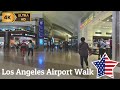 4K walking tour Inside the LA Airport (LAX) - Tom Bradley International Terminal