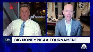 Roughly $3 billion will be bet on this year's NCAA March Madness tournament, says Patrick Rishe