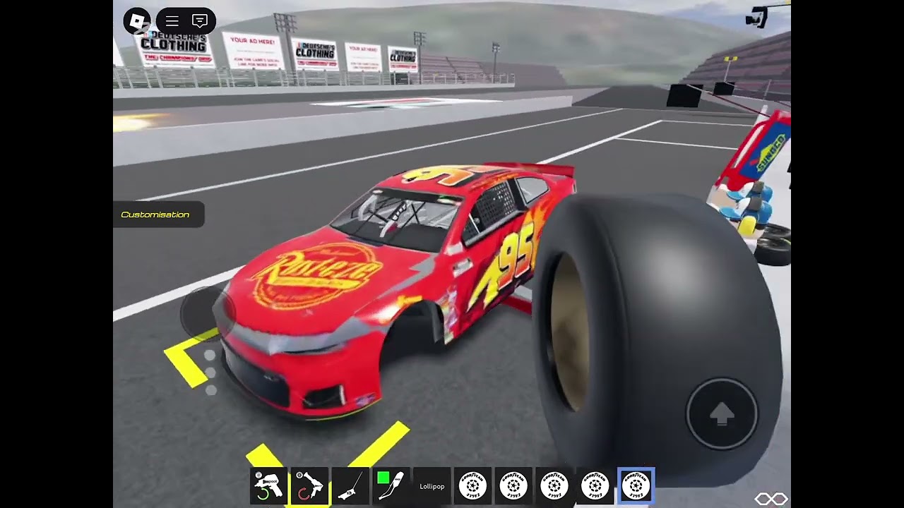 Johns pit crew :McQueen Id